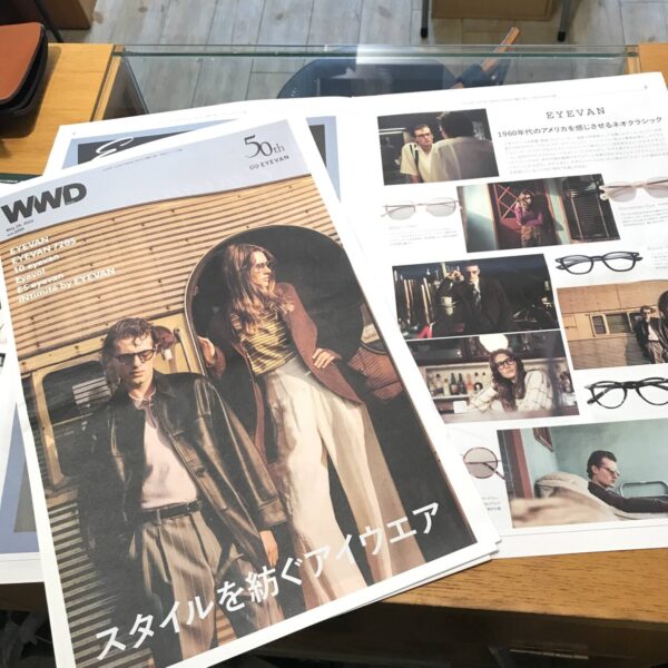 【WWD JAPAN 】EYEVAN’s information magazine